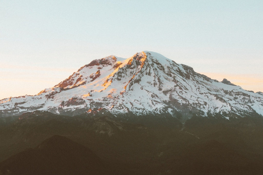 Sunset at Mount Rainier