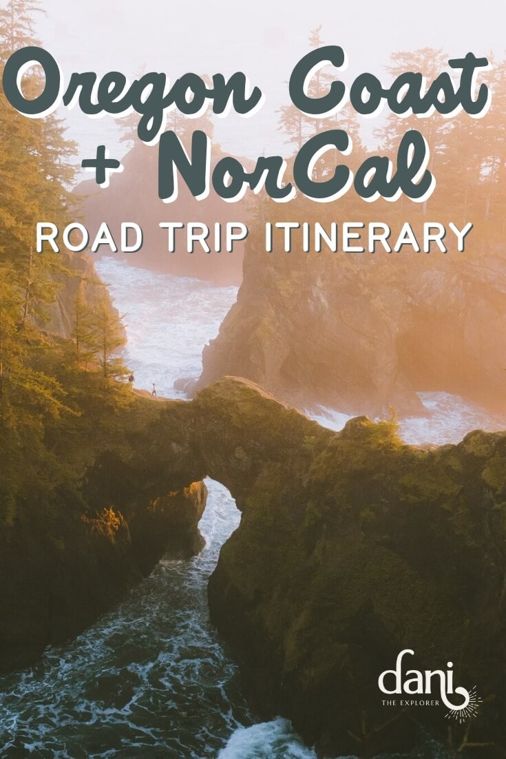 norcal oregon coast road trip itinerary