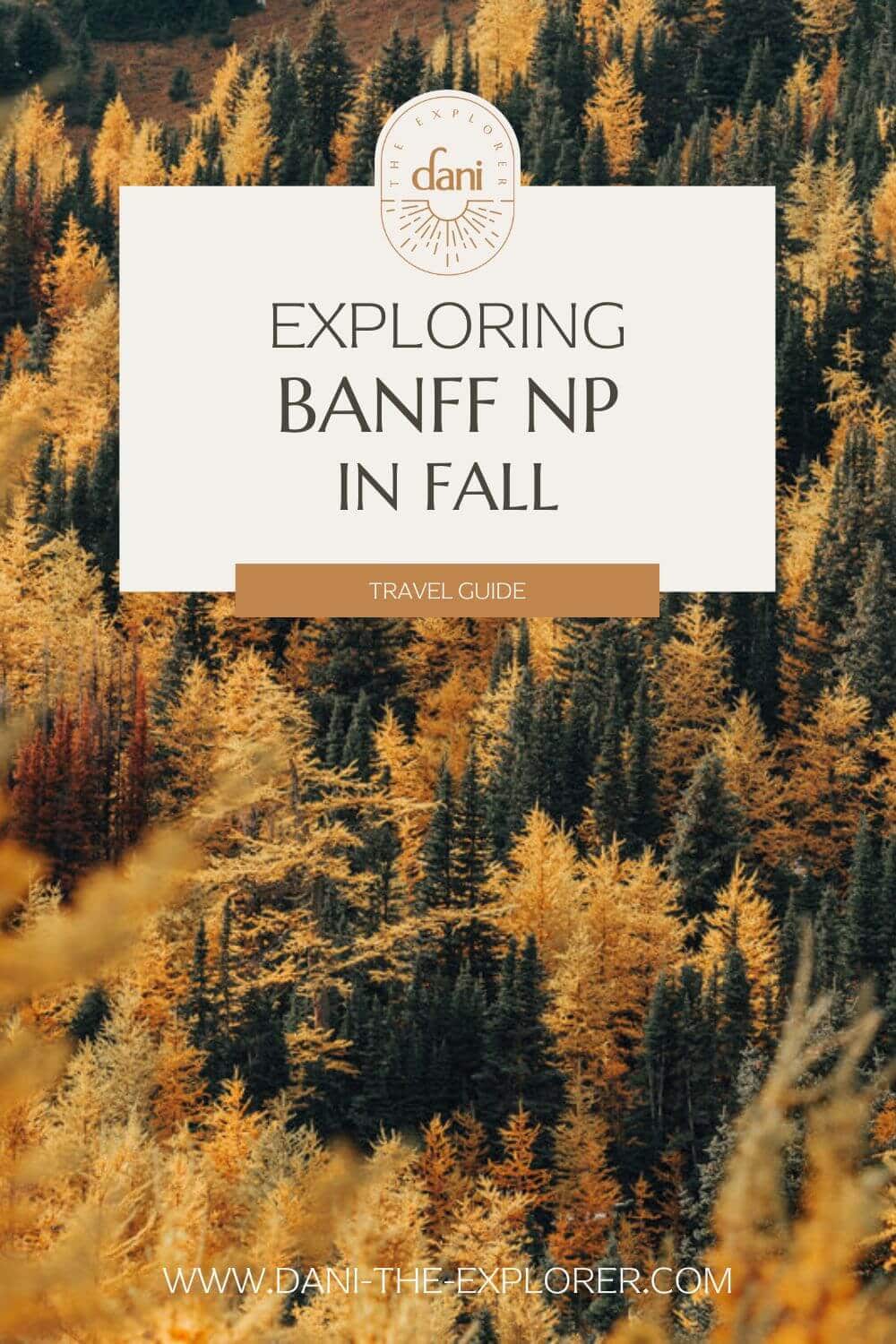 Banff Fall Foliage Guide