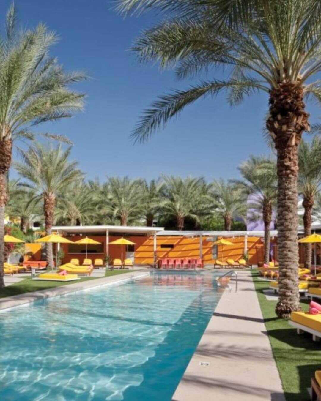 pool area of the saguaro hotel in scottsdale arizona