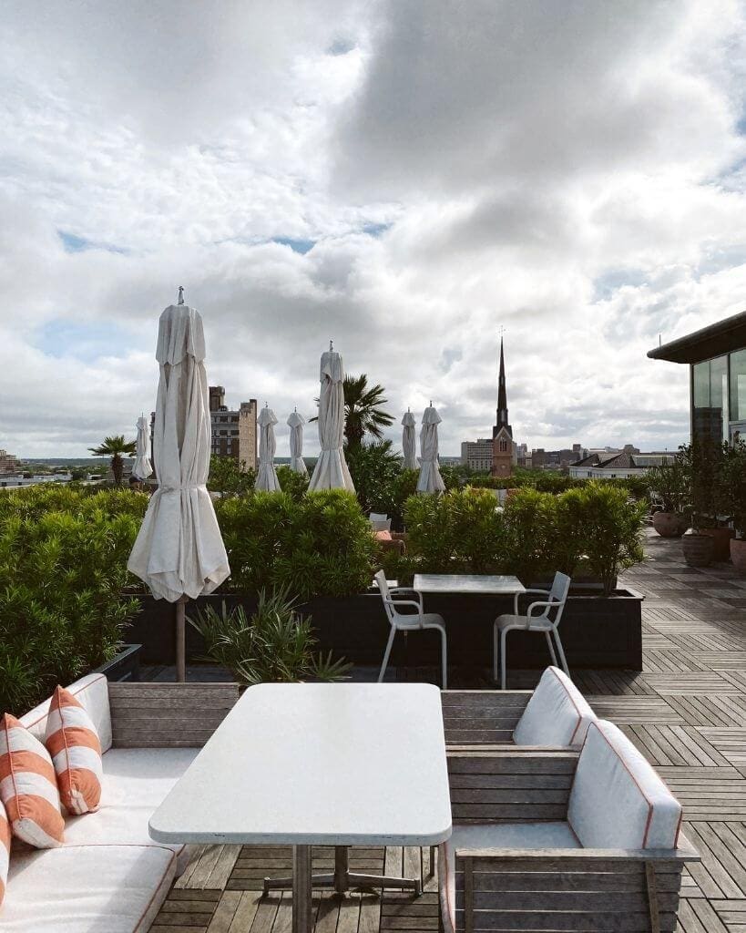 citrus club rooftop bar at the dewberry