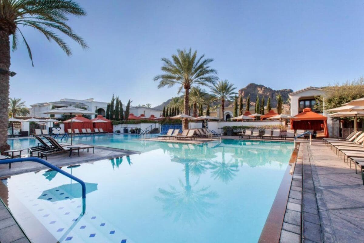 pool area at Omni Scottsdale Resort & Spa