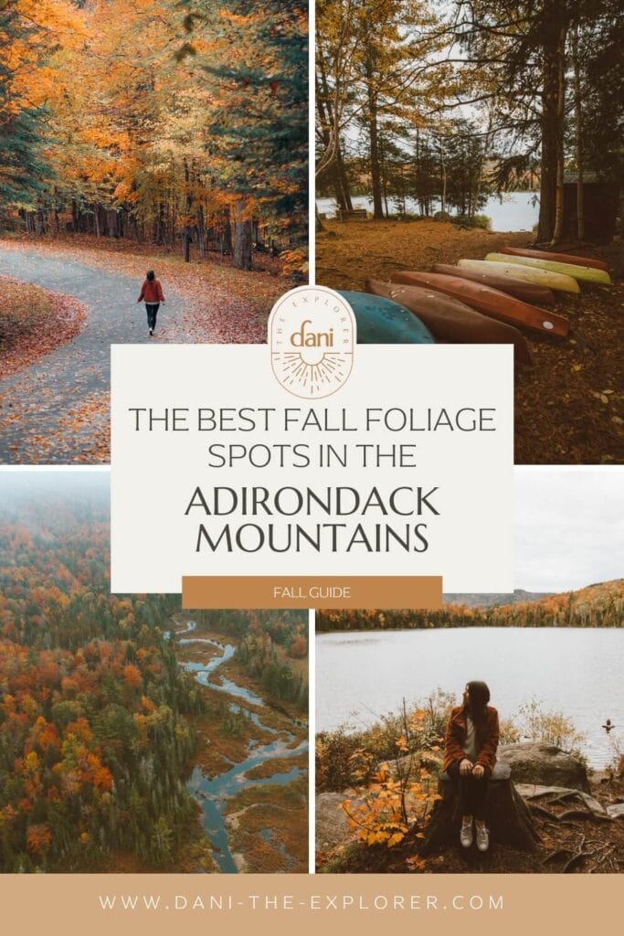 the best fall foliage spots in the
adirondack mountains
itinerary