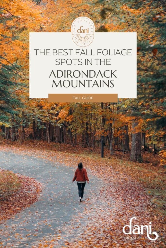 the best fall foliage spots in the
adirondack mountains
itinerary
