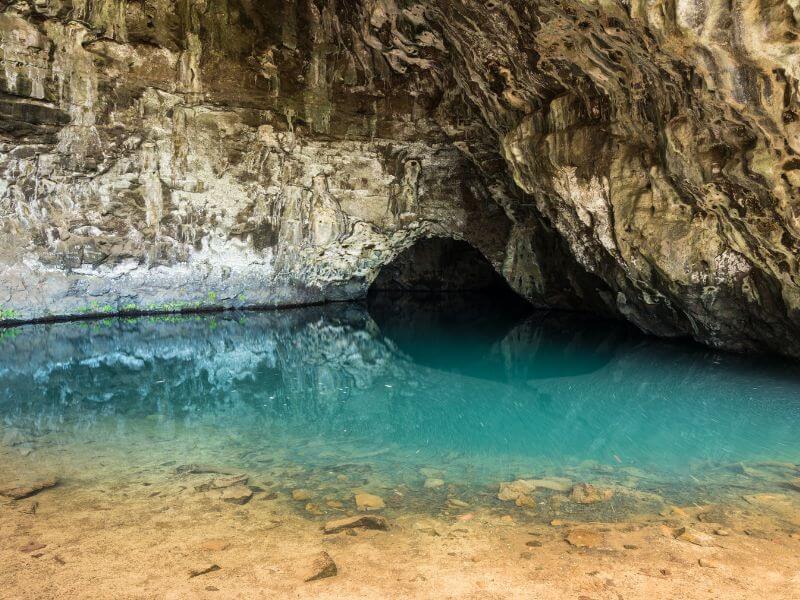 secret blue room cave in kauai hawaii