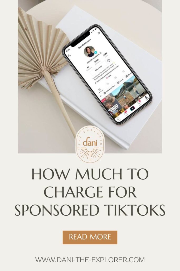 how much to charge for sponsored tiktoks