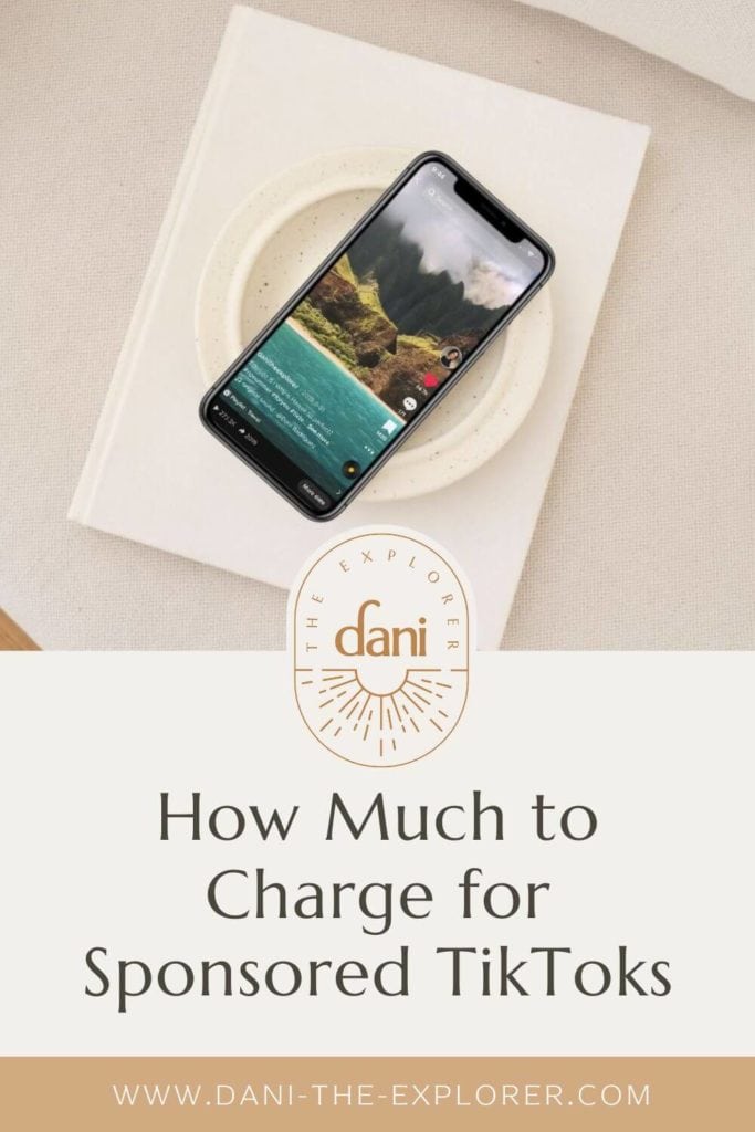 how much to charge for a sponsored tiktok post