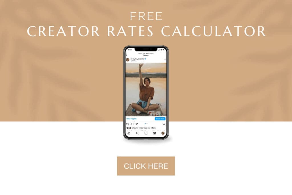 free influencer rates calculator