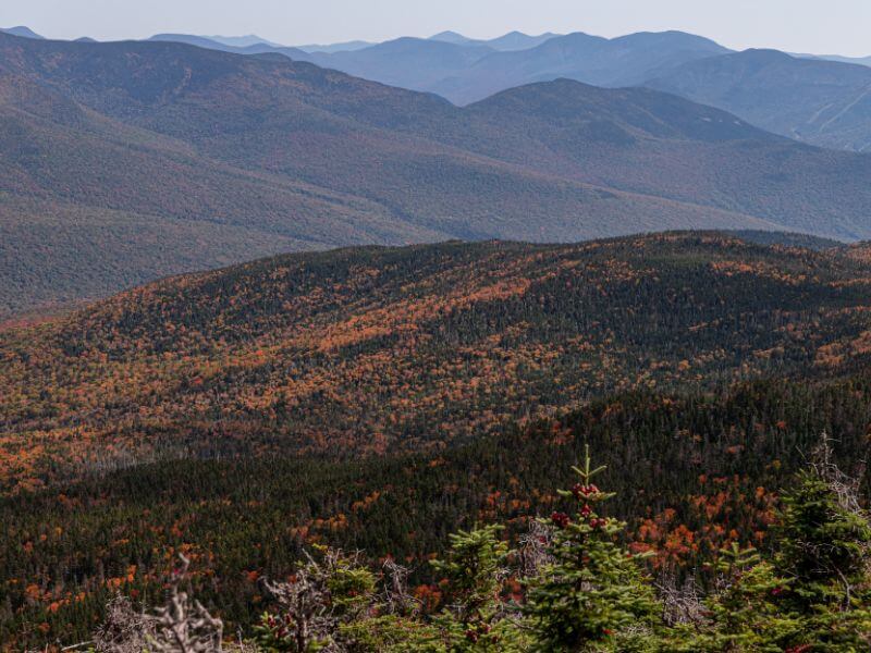 view of white mountains in new hampshire 