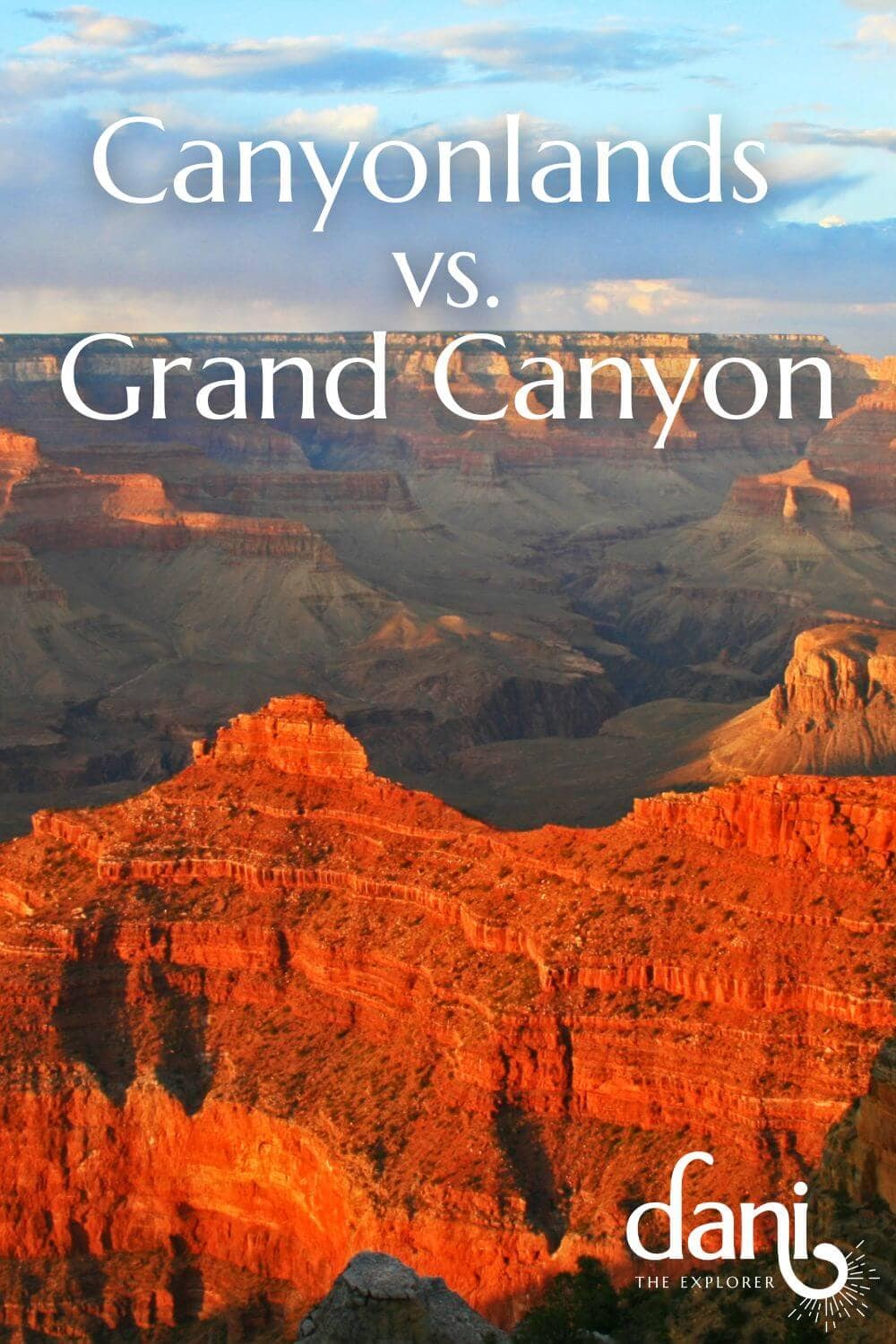 canyonlands vs. grand canyon