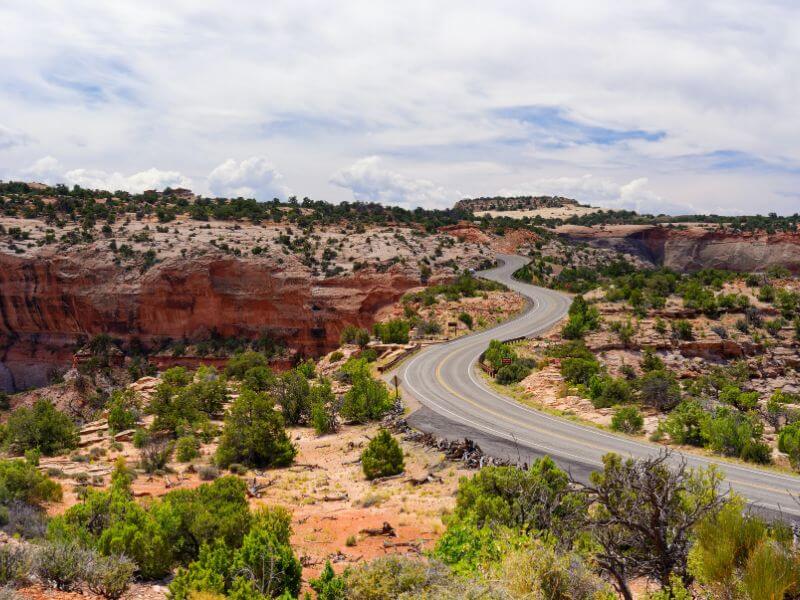 grand view point road canyonlands
