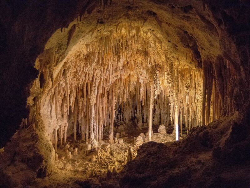 cave at carlsbad caverns national park new mexico
