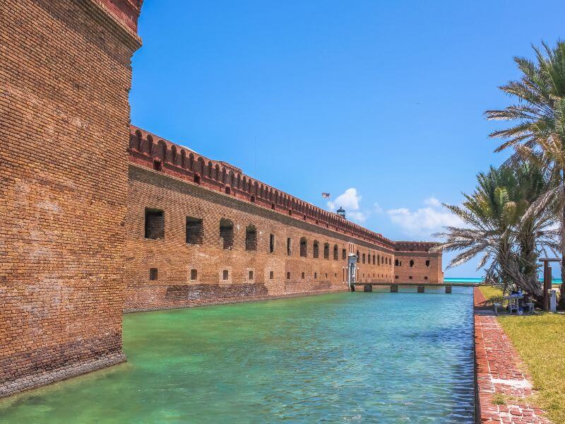 architecture view at dry tortugas national park florida