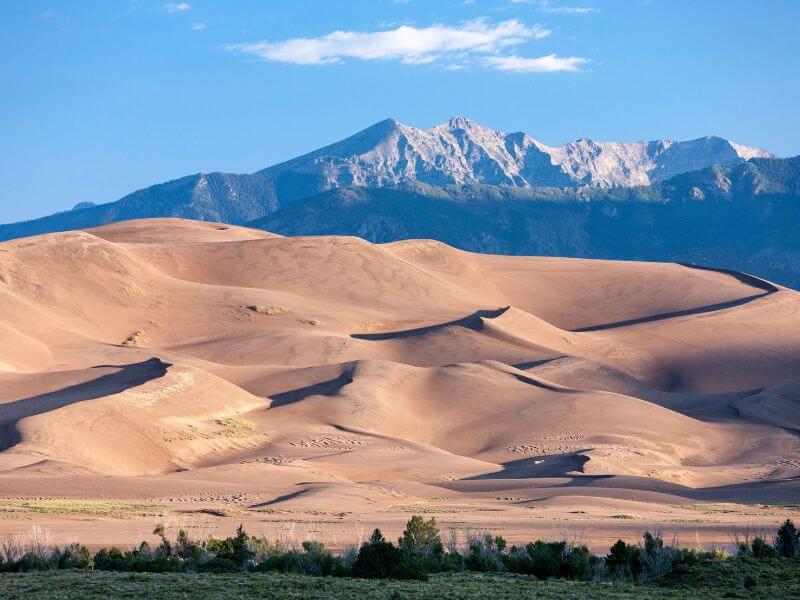beautiful panoramic views of great sand dunes national park colorado
