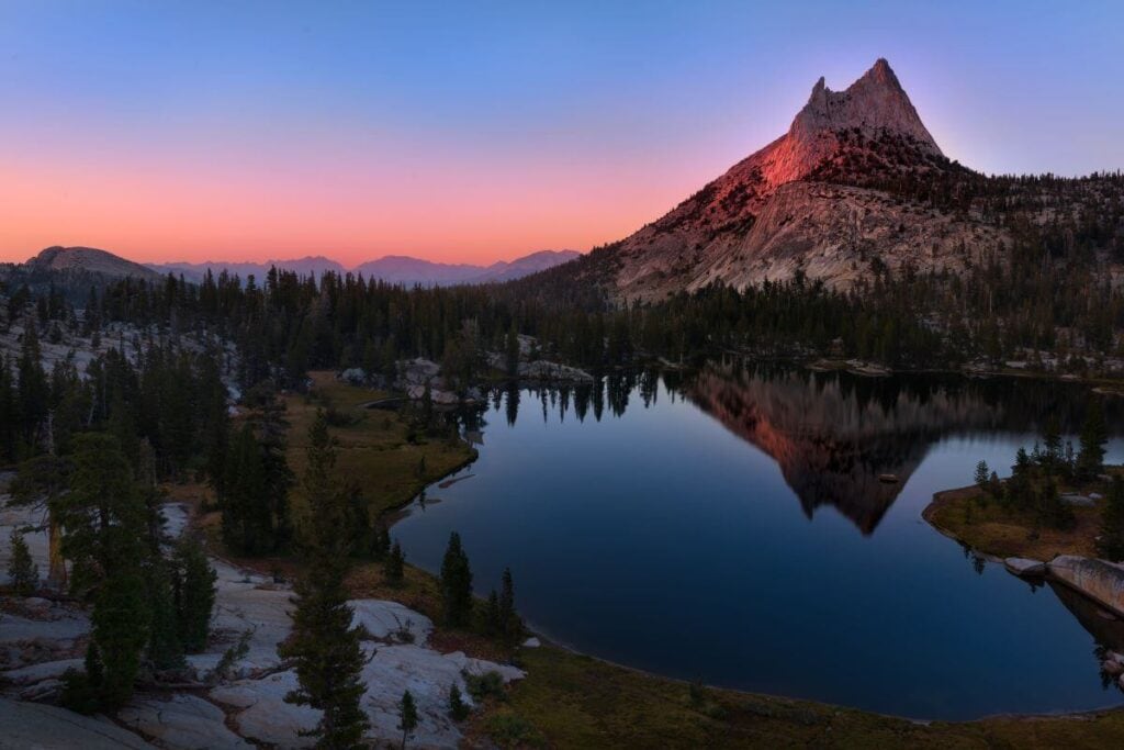 Cathedral Lake Trail in Yosemite National Park