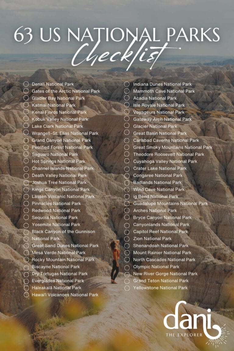 All 63 US National Parks | Complete Guide + Checklist