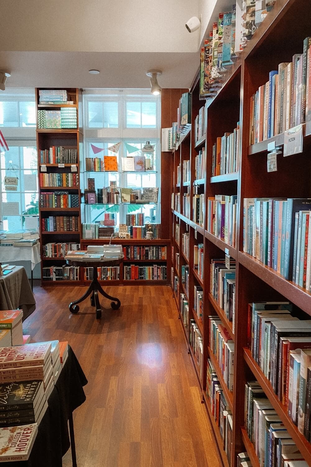 inside hidden lantern bookstore Rosemary Beach