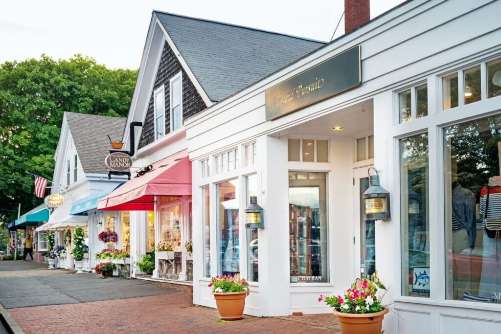 one of the prettiest beach towns in the usa quaint buildings in chatham