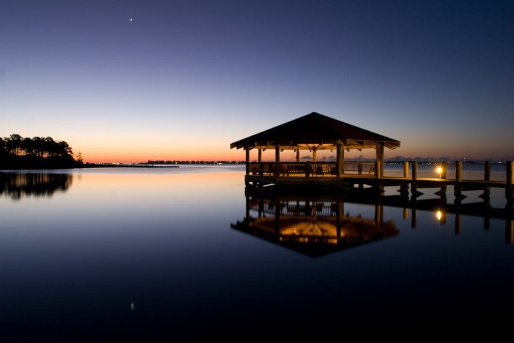 blue hour over the ocean in Outer Banks, North Carolina