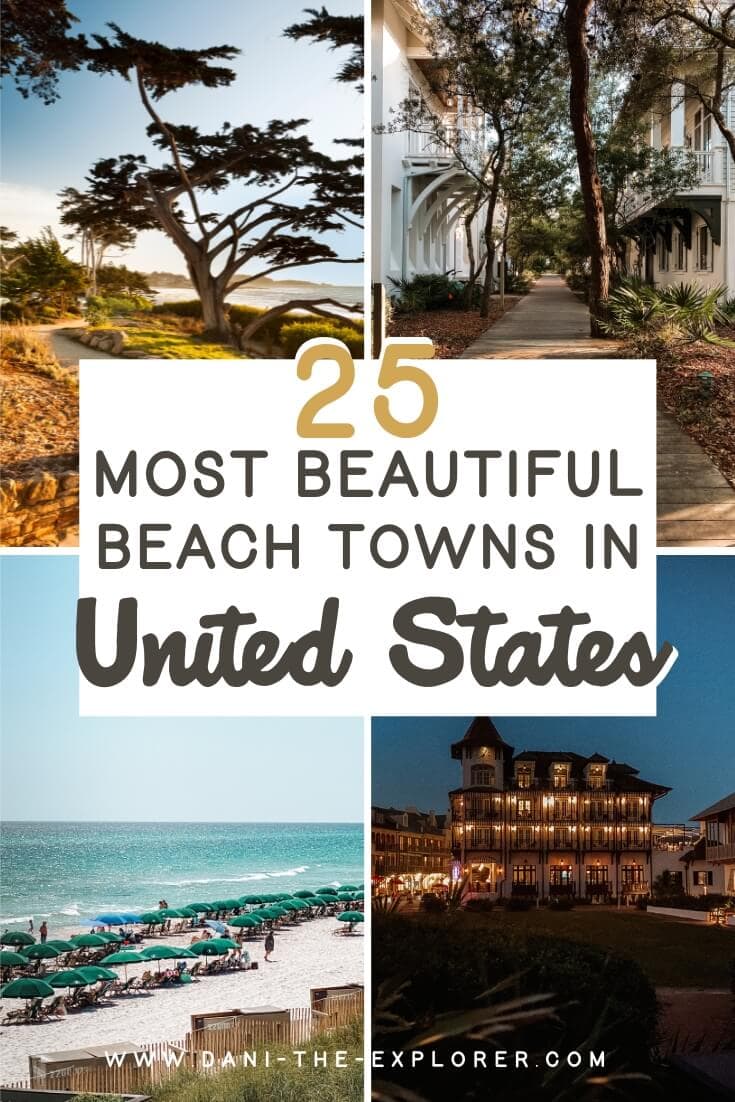 most beautiful beach towns in the usa and america