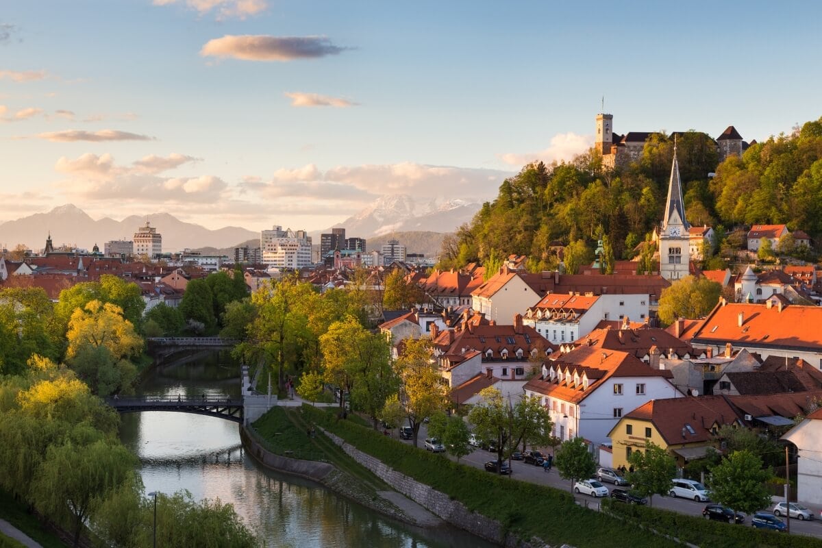 ljubljana old town slovenia