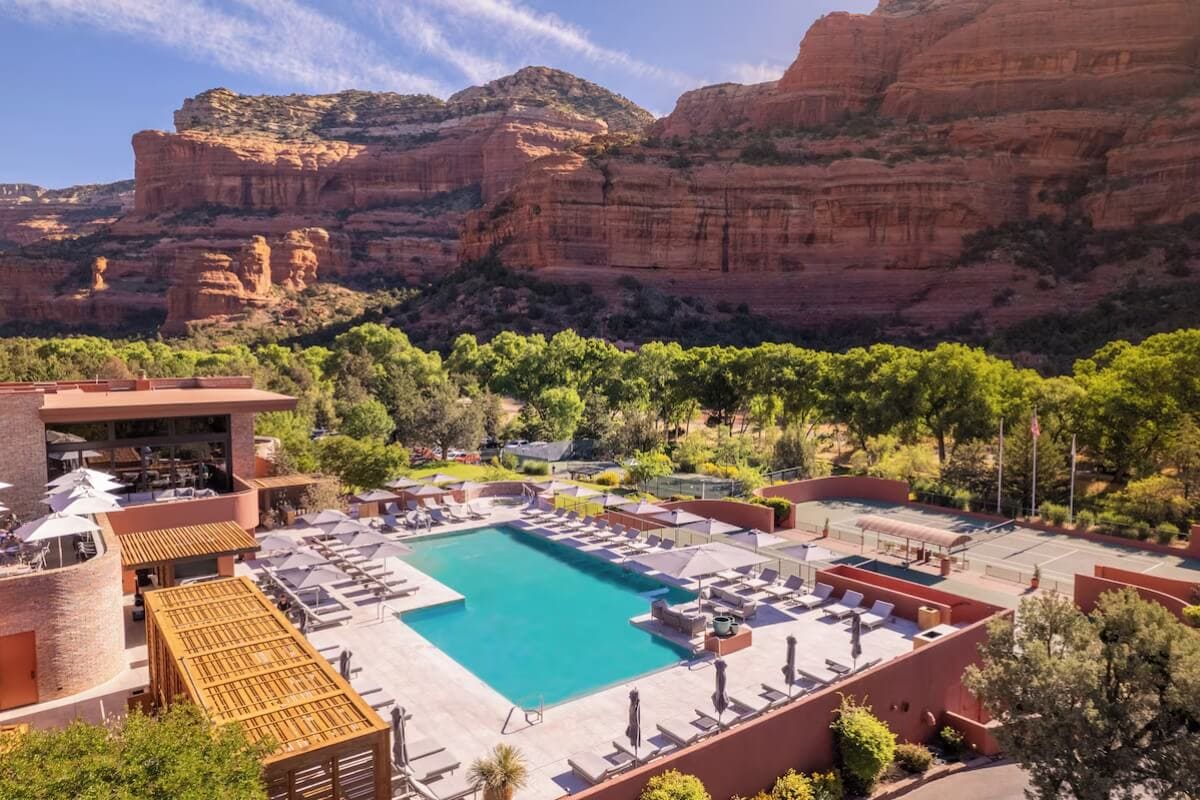 Outdoor area at Enchantment Resort Sedona